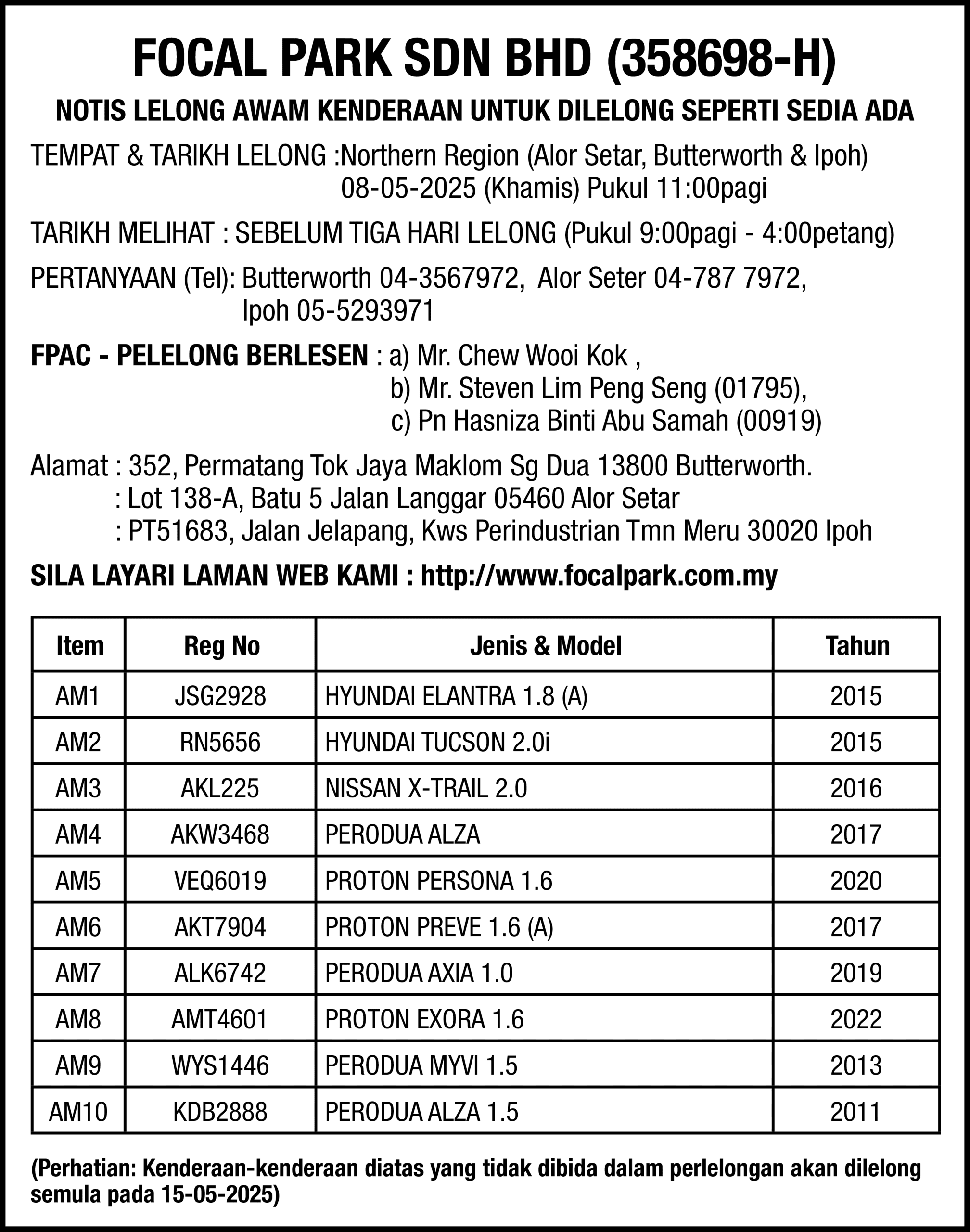FOCAL PARK SDN BHD