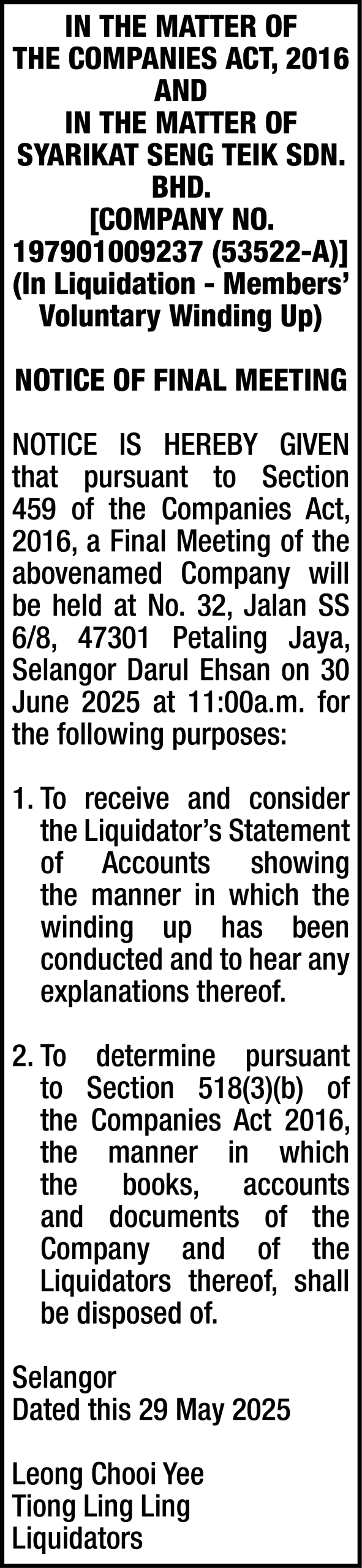 ECONS CORPORATE ADVISORY SDN BHD