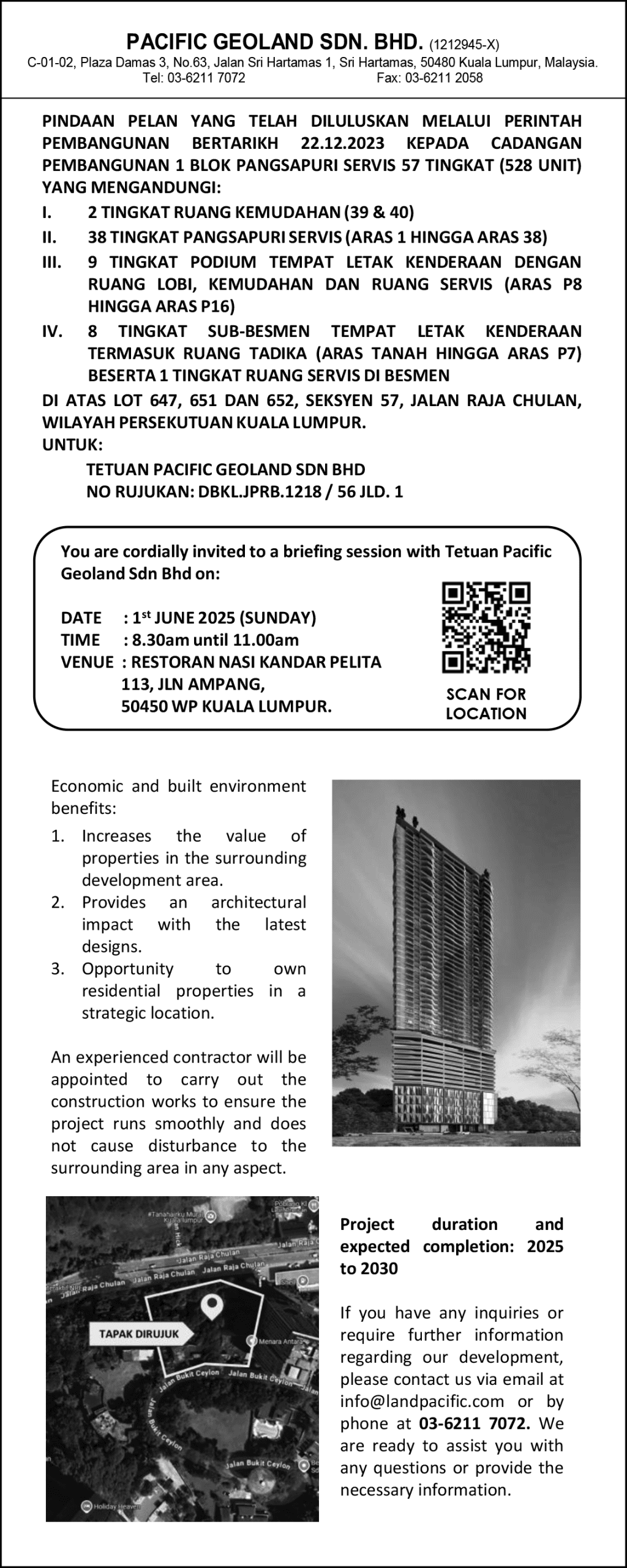 PACIFIC GEOLAND SDN BHD