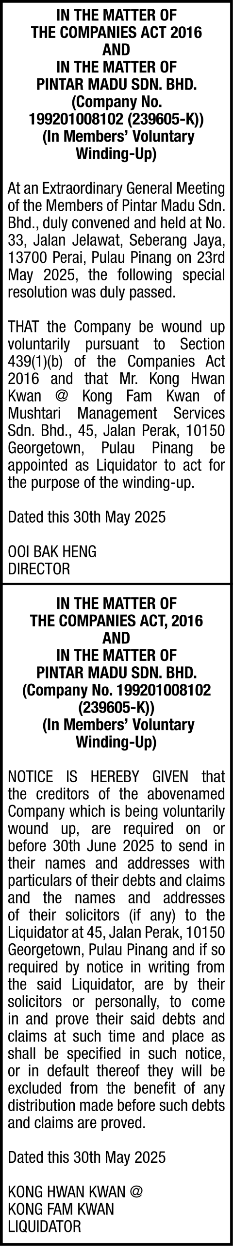 TAN PHAIK GUAN & ASSOCIATES SDN BHD