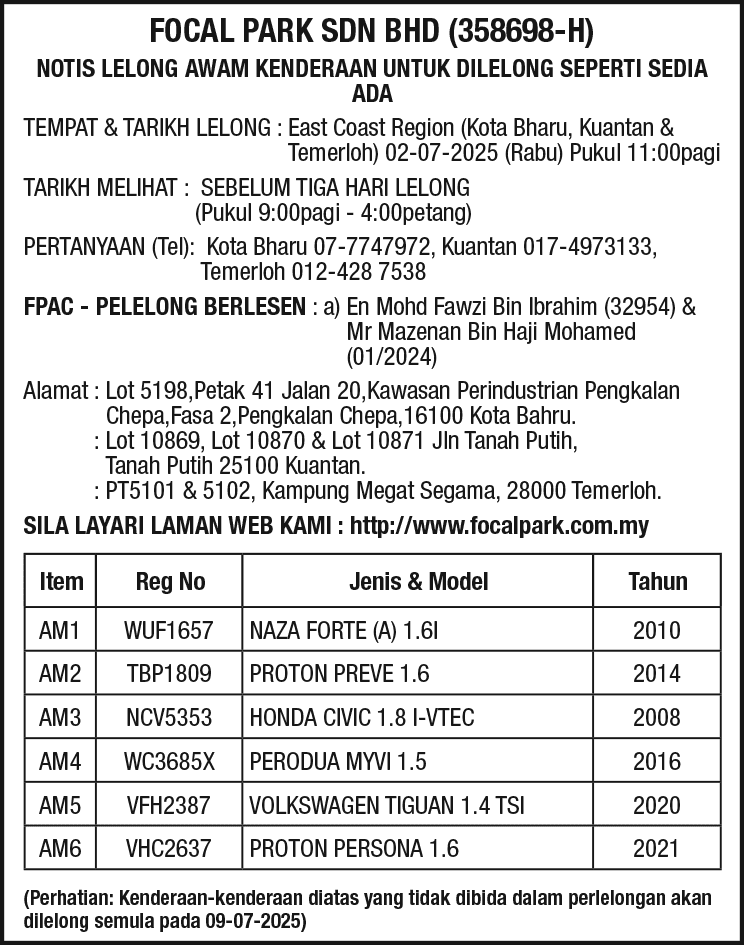 FOCAL PARK SDN BHD