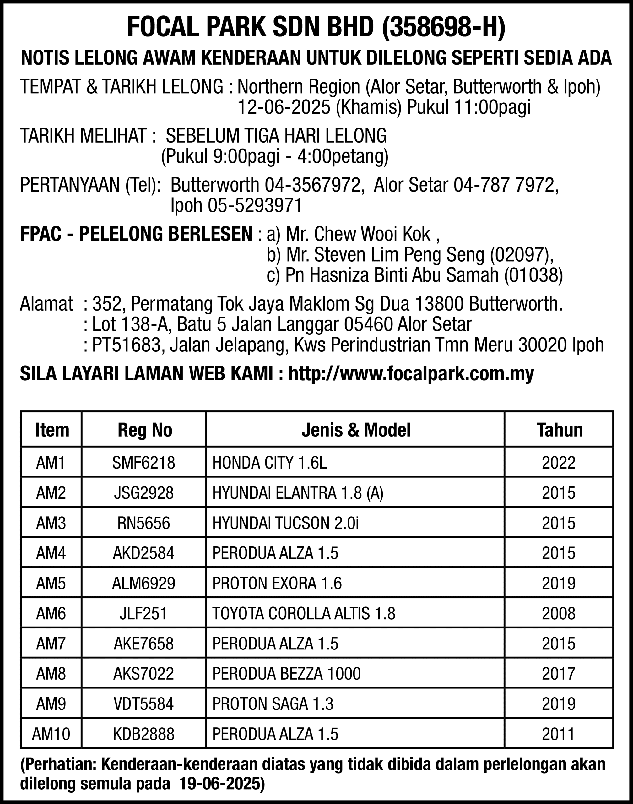 FOCAL PARK SDN BHD