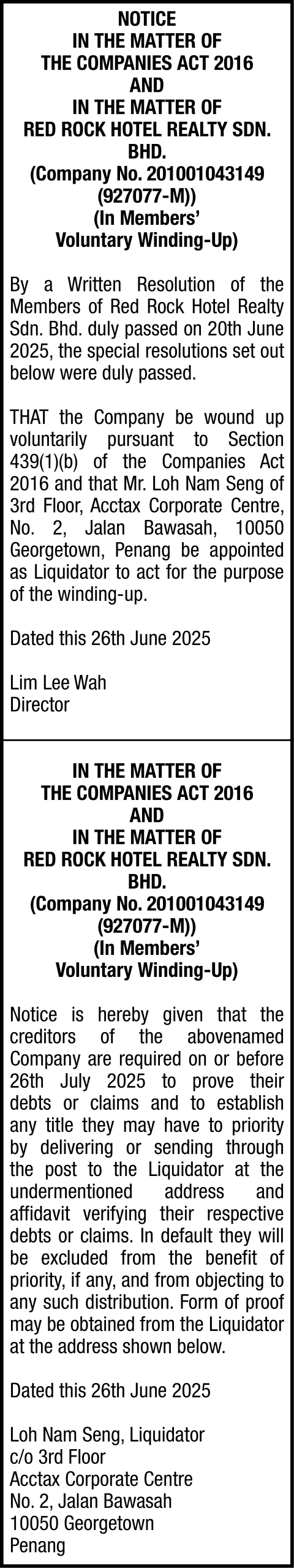 INSOL-I CORPORATE RECOVERY PLT