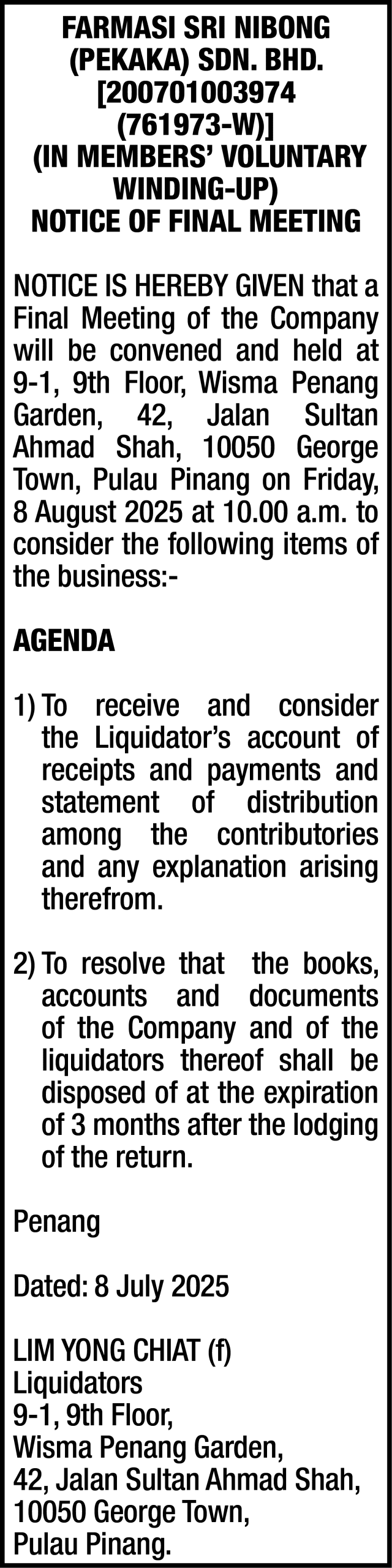 J.HENG CORPORATE ADVISORS SDN BHD.