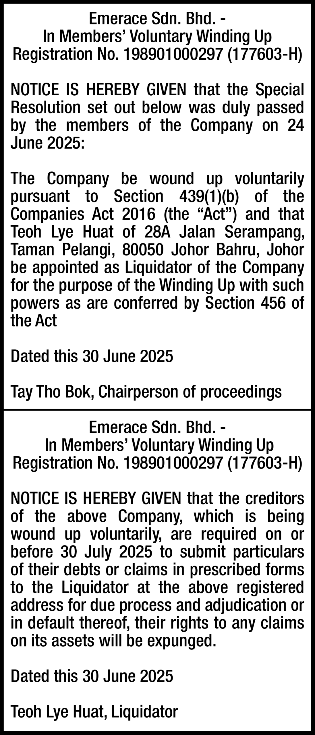 TLH ASSOCIATES