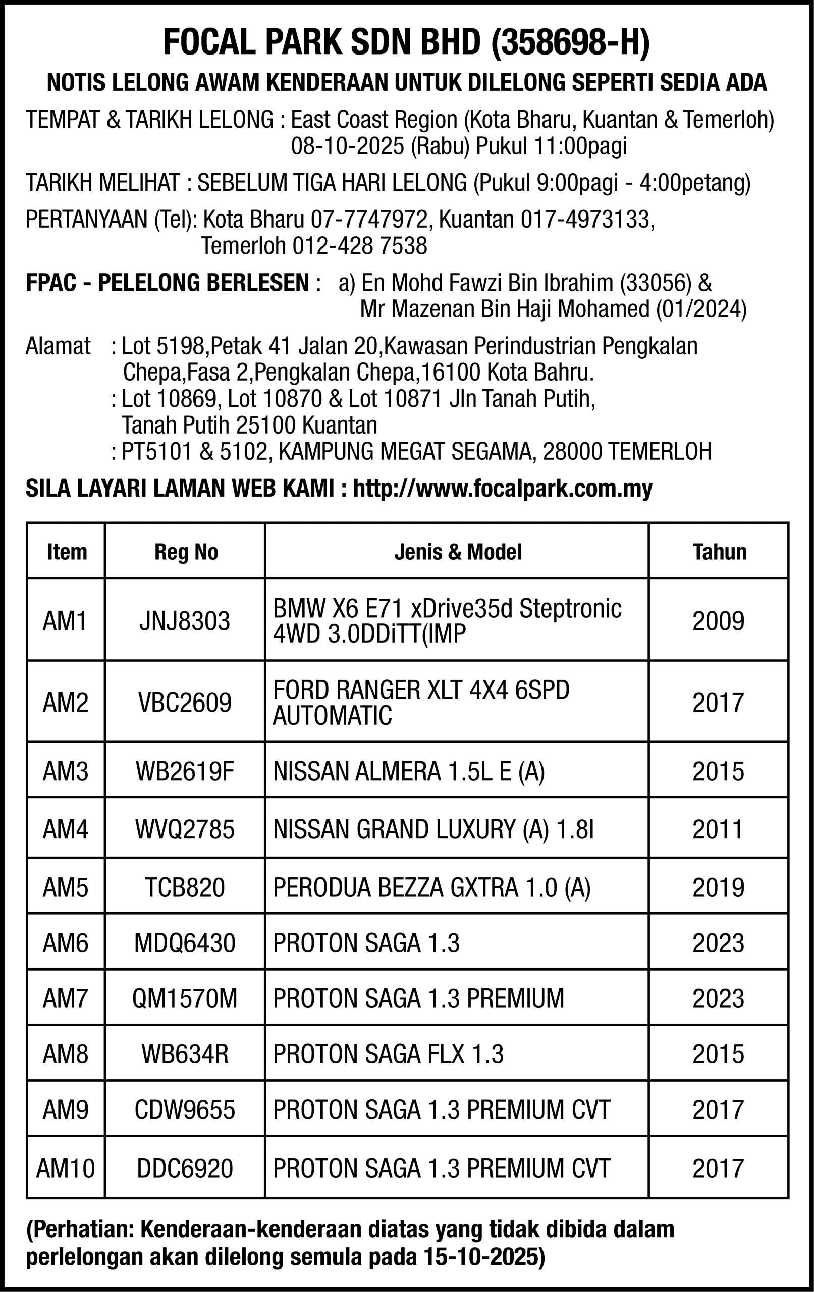 FOCAL PARK SDN BHD